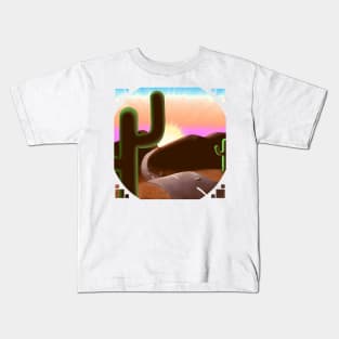 Desert Highway Mystery Shoe Kids T-Shirt